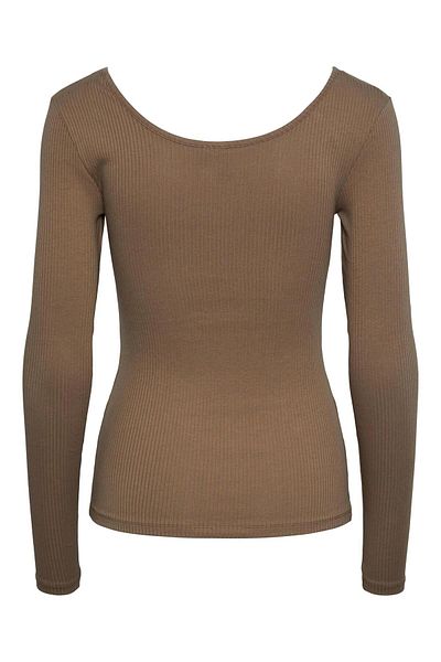 Org Marka Store PIECES17101437 LONG SLEEVE T-SHIRT WITH U NECK ON CITCIT