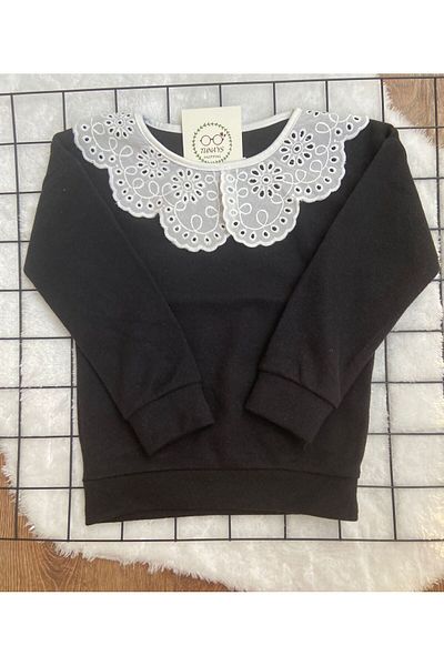 tunays shopping Bib Collar Children's Sweatshirt Oversize Pattern