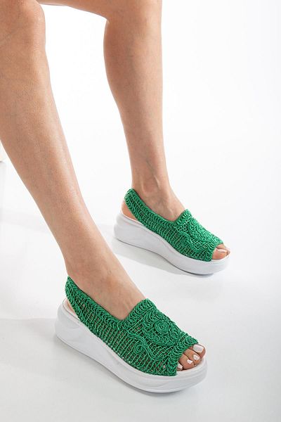 SUİNS SHOES Suins Mandy Tricotaj pentru Damă Sandale împletite