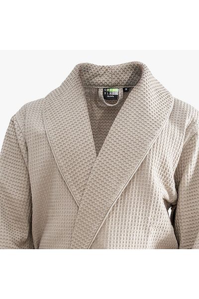 Green Black Ανδρικό μπουρνούζι Afra Beige Pique