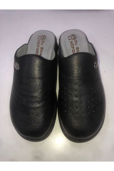 BİO HİPOKRAT Dr. Stress Hippocrat Sabo Orthopedic Leather Slippers