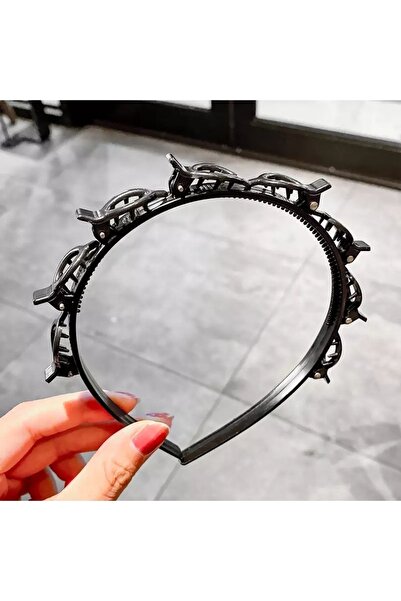 MutluBiDünya Siyah Renk Saç Bükücü Taç