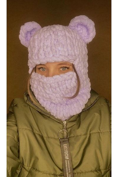 AidaAstrid Snow Mask Hat Puffy Beanie Ski&Snowboard Balaclava