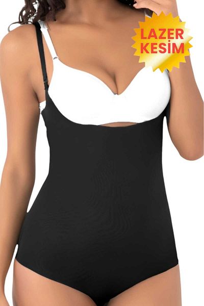 Tezzgelsin Corset de corp pentru femei cu tăiere cu laser - slăbire și lifting, bretele sub bust