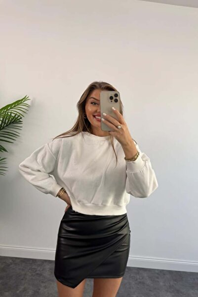 DUSOHOME Special series top gauzy sweat leafy design sweat