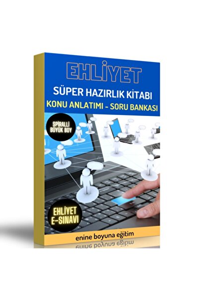Enine Boyuna Eğitim Ehliyet Süper Hazırlık Kitabı (büyük Boy)