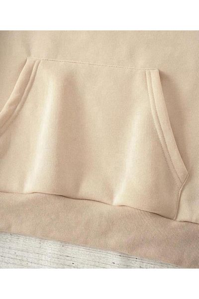 Boi Φούτερ Unisex Oversize - Crew Neck, Άνετη εφαρμογή, Μαύρο Λευκό Ροζ χωρίς εκτύπωση
