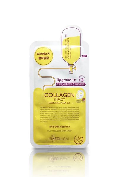 Mediheal Collagen Impact Essential Mask Ex - Face Care Moisturizing Mask with Collagen Content