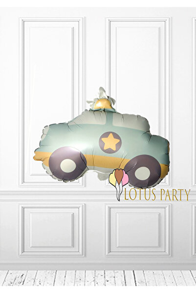 LOTUS PARTY بالون فويل لسيارة الشرطة - موديل ريترو، بالون فويل لسيارة الشرطة ...