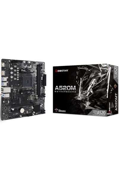 Biostar A520mt 4000 ميجا هرتز Oc S Gl Ddr4 Am4 (MATX)