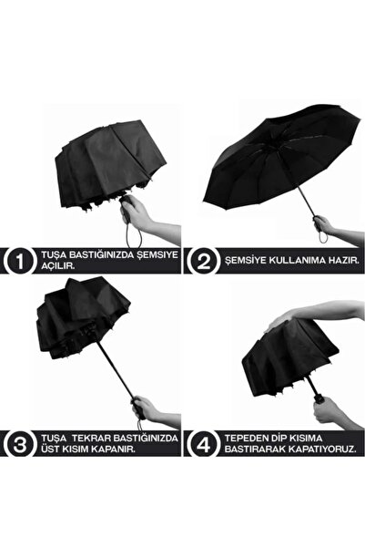 Nilu Moda Unisex Tam Otomatik Şemsiye