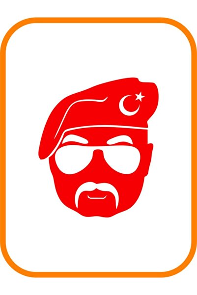 EYBA STİCKER 15x13 Cm Red Pöh Special Operations Motor Sticker