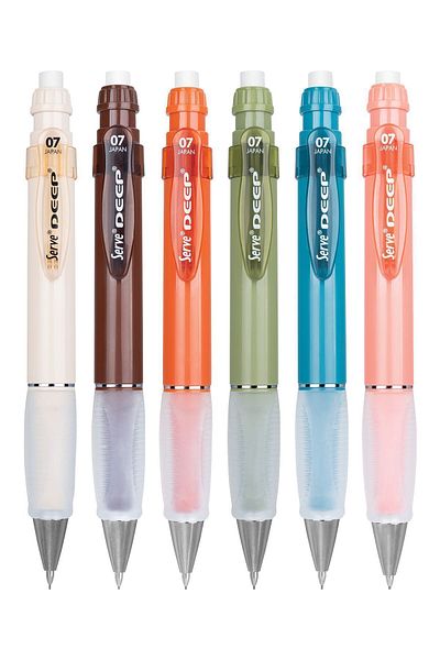 Serve 0.7mm Deep Tip Pen - Earth Tones Set of 6