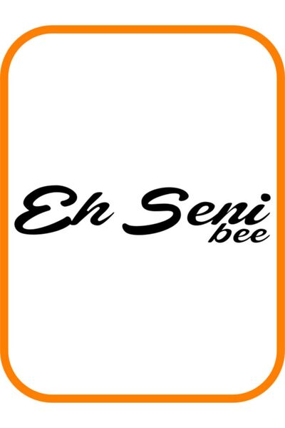 EYBA STİCKER ملصق سيارة أسود مقاس 20 × 6 سم من ''Eh Seni Be'' - ملصق المحرك