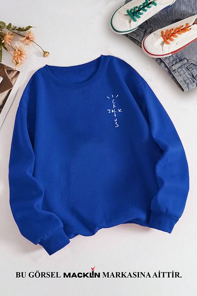 macklin Φούτερ Travis Scott Cactus Jack Printed Unisex - Crew Neck