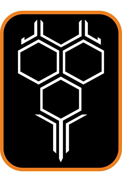 EYBA STİCKER ملصق سيارة على شكل قرص العسل باللون الأبيض - مقاس كبير 58 × 35 سم
