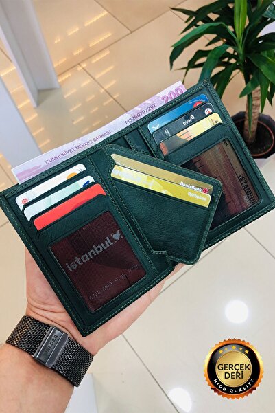 derius Jersey Antik Yeşil Dikey Model Hakiki Deri Kişiye Özel Isim Baskılı Er...