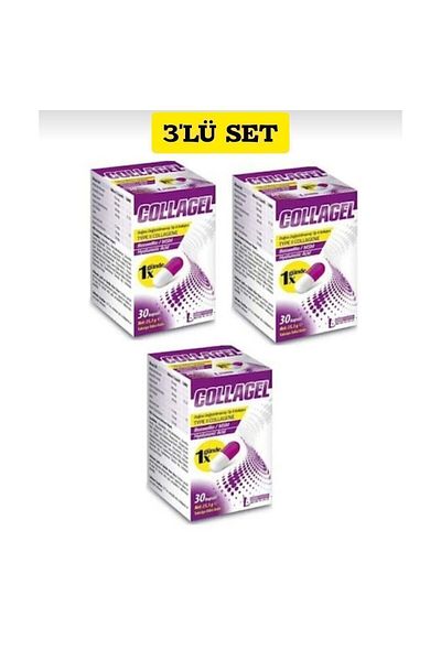 LedaPharma Type II Collagen 3 Pack - Collagel Capsule