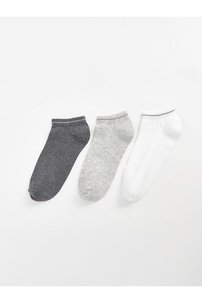 LC Waikiki Pack of 3 Women's Plain Booties Socks