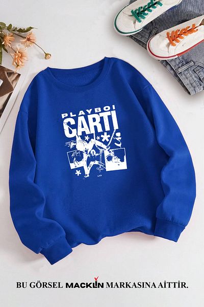 macklin Hanorac unisex cu model Playboi Carti - Decolteu