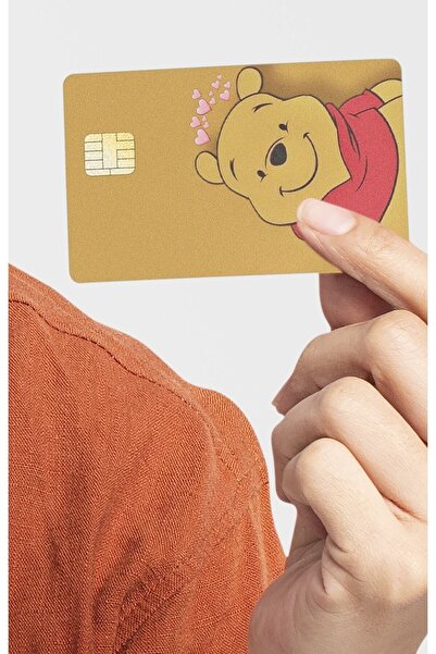 SARANG Winnie The Pooh Tasarımlı Kredi Kartı Kaplama Stickeri Papara, Tosla, ...