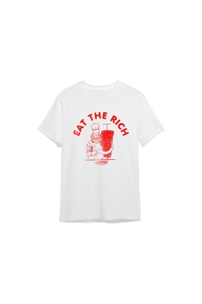 sznwear EAT THE RICH tee tişort