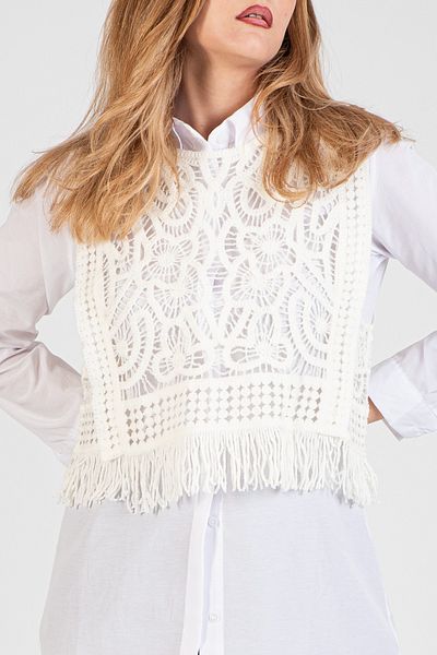 Hatun Atila Hatunatila Tasseled Lace Sweater - 5043