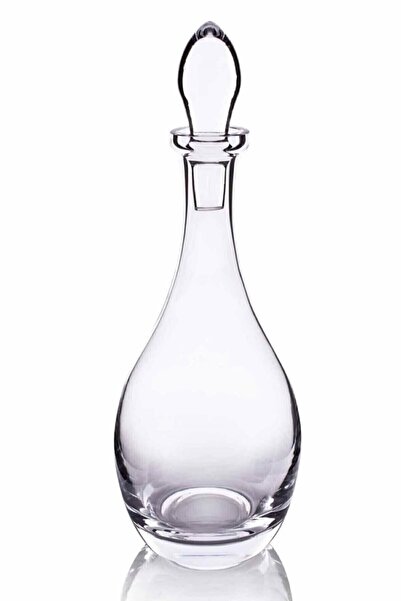 Bastonlu Cam Kapaklı Karaf Şişe Sürahi