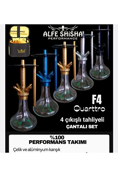 Günay Çantalı 4'lü nargile takımı