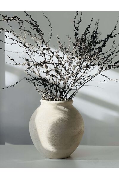 Allegorie.Co Lamee Küçük Göbekli Vazo Dokulu Mat