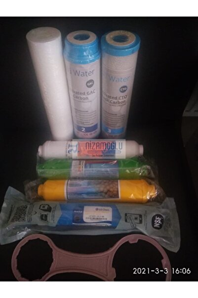 Purepro Su Arıtma 7 Aşama Ful Yedek Filitre Seti Fiyatı Lg Membran