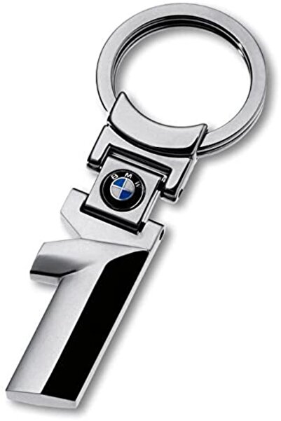 idealaksesuar Bmw 1 Bmw Logolu Metal 1 Seri Anahtarlık Şık Car Keychain