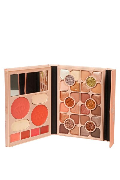 REDSHINE Cüzdan Model Makyaj Seti - Göz Farı, Aydınlatıcı, Allık, Ruj, Kaş Fa...