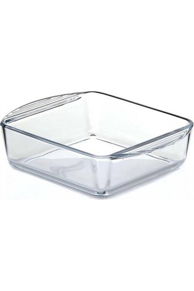 Paşabahçe 59854 Square Pyrex Tray 1040 Cc Length 210 Width 164 Mm Height 5.5 Cm