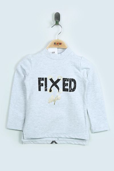 Toontoy Girl's Sweatshirt Fixed Foil Printed