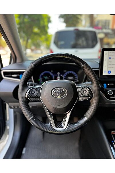 imza direksiyon kılıfı Toyota Corolla 2020-2024 Araca Uyumlu Özel Direksiyon ...