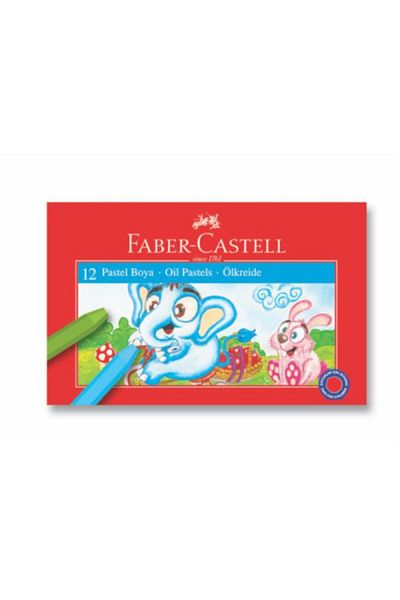 Faber Castell علبة كرتون 12 قطعة طلاء باستيل
