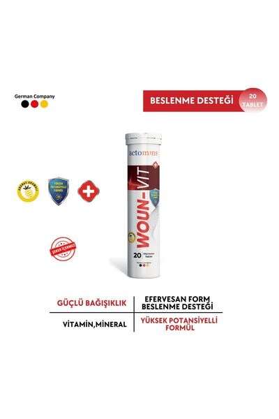 actomins Mins Woun-vit / Beslenme Desteği