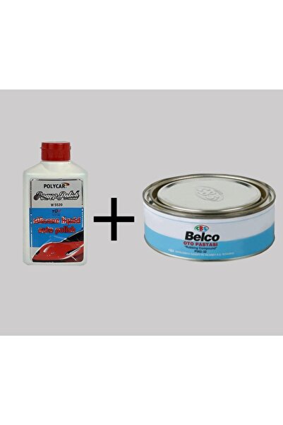 POLYCAR Power Polish Cila 200ml + Çbs Belco Silikonlu Oto Pasta 500 Gr Pasta ...