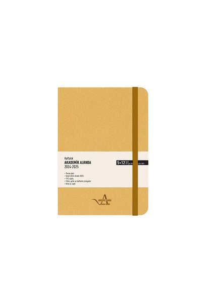 KESKİN COLOR Agenda academică Keskin Color, cu copertă rigidă din piele termică, bronz A5 830233-99