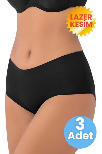 Tezzgelsin Laser Cut Women's Bato Panties Corset - Gathering and Slimming Set of 3