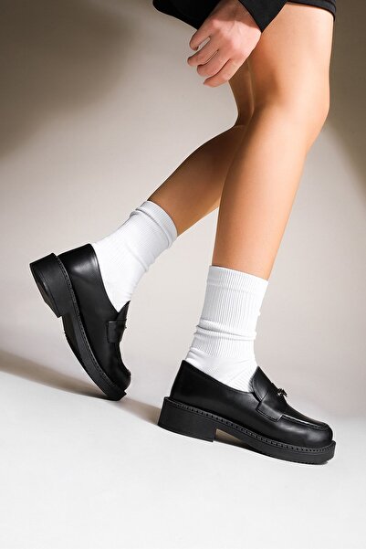 Marjin Дамски мокасини Ежедневни обувки Dunaz черни