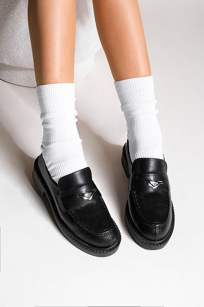 Marjin Damen Loafer Mokassin Freizeitschuhe Dunaz schwarz