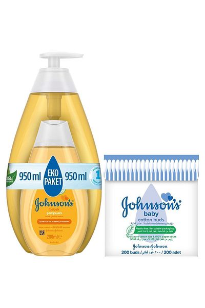 Johnson's Johnson's Baby Shampoo - 750 200 ml Ear Cleansing Sticks 200 pcs