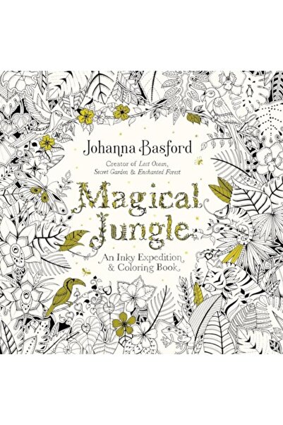Penguin Random House الغابة السحرية رحلة استكشافية بالحبر وكتاب تلوين