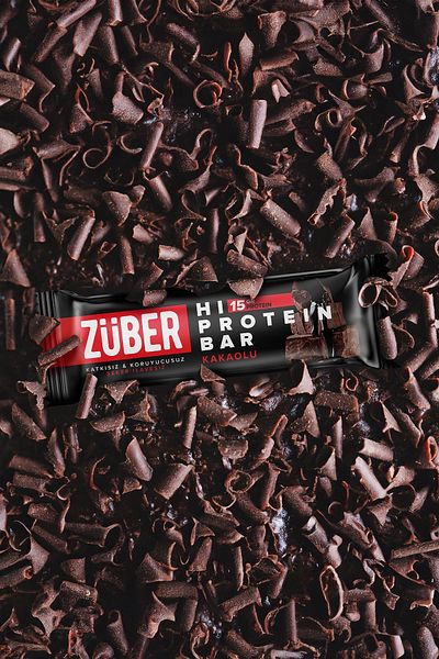 Züber Cocoa Hi Protein Bar 45Gr