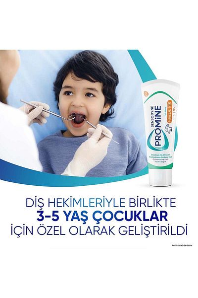 Sensodyne Promine Sugar-Free Toothpaste For 3-5 Years Old Children All Day Against Caries 50ml