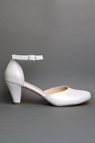 Elile Shoes Hakiki Deri Topuklu Abiye 33-34-35-41-42-43-44-45 Numara