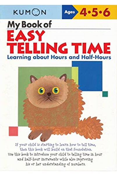 Kumon Publishing Kolay Zaman Anlatım Kitabım Saatler ve Yarım Saatler