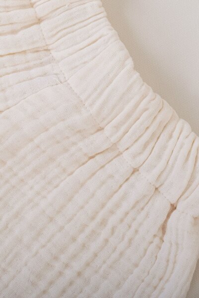 Beri Dört Katlı Müslin Lastikli Pantolon